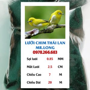 Lưới Bẫy Chim Khuyên 20×7 MR.LONG: 0978.266.683