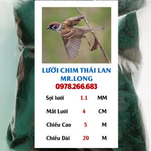 Lưới Bẫy Chim Sẻ 20×5 MR.LONG: 0978.266.683
